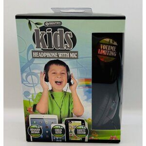 Sentry Kids Volume Limiting Headphone Black  New In Package